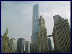 S Michigan Avenue 007 - Trump Tower, Wrigley Bldg